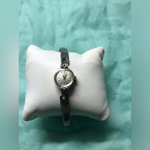 Silver Elgin Mechanical Watch